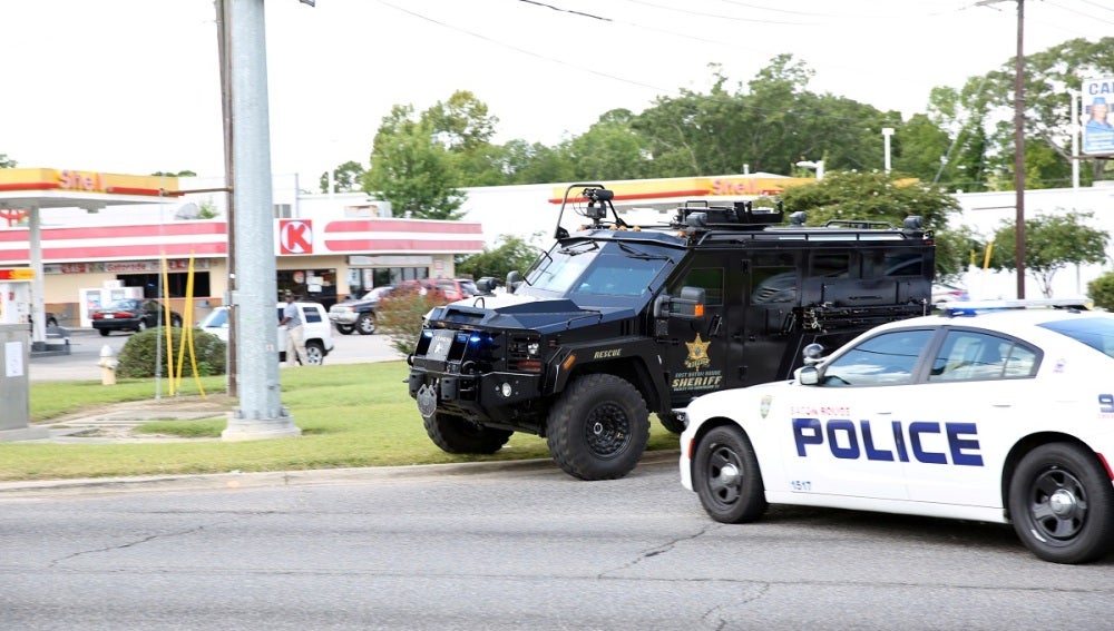 Lugar del tiroteo en Baton Rouge (Luisiana)
