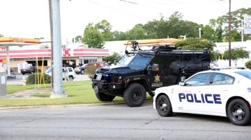 Lugar del tiroteo en Baton Rouge (Luisiana)