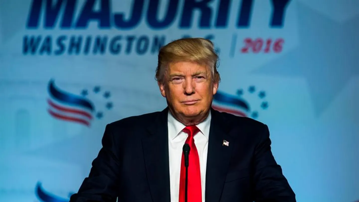 En la imagen, el aspirante republicano a la presidencia estadounidense Donald Trump. En la imagen, el aspirante republicano a la presidencia estadounidense Donald Trump.