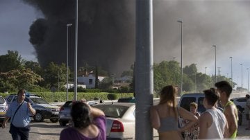 Incendio de la fábrica de Ybarra, en Dos Hermanas