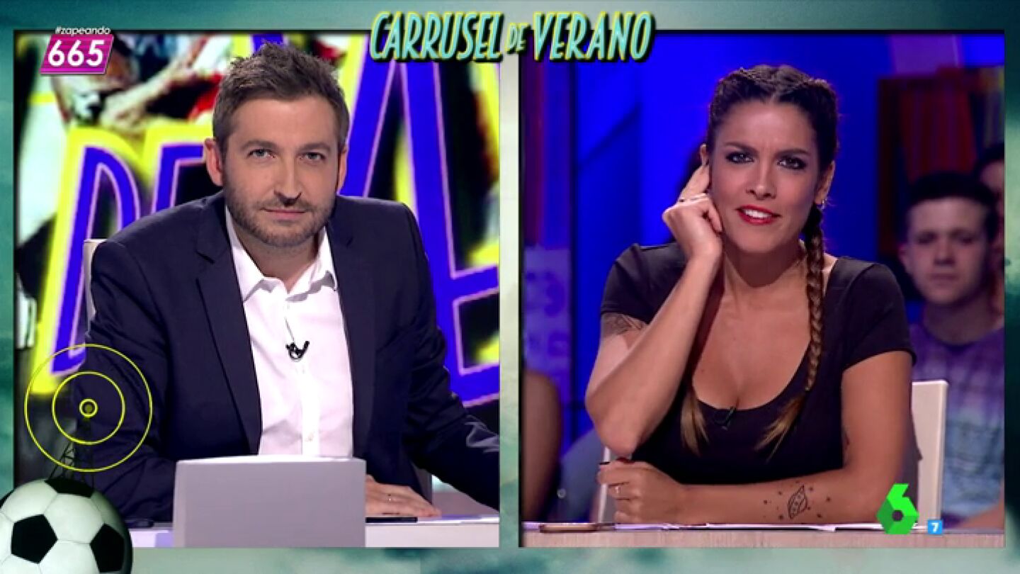 Frame 346.88853 de: Lorena Castell: "Piqu&eacute; ri&eacute;ndose de alguien? Eso no es noticia, es como decir que Luis Su&aacute;rez ha mordido a alguien"