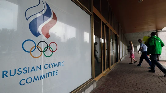 La sede del Comité Olímpico de Rusia (COR) en Moscú La sede del Comité Olímpico de Rusia (COR) en Moscú