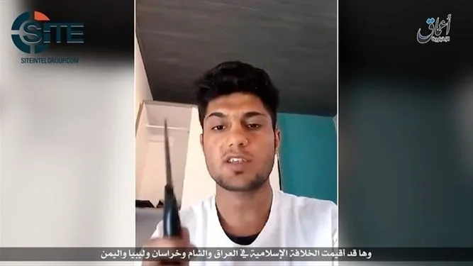 Mohamed Riyad, autor del ataque en el tren de Alemania del pasado lunes. Mohamed Riyad, autor del ataque en el tren de Alemania del pasado lunes.