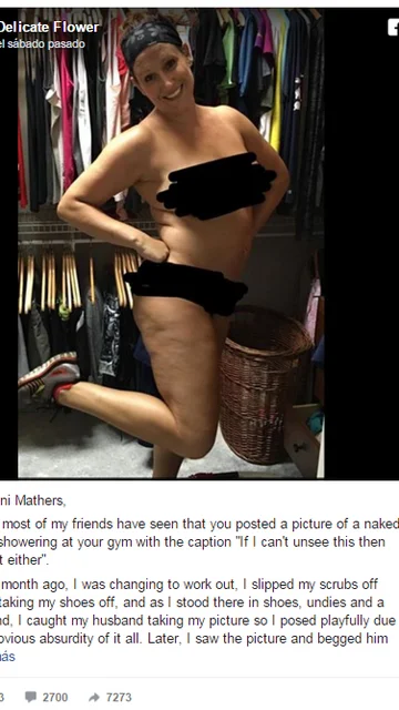 La joven de la que una modelo se rió por su cuerpo en el gimnasio le envía un mensaje