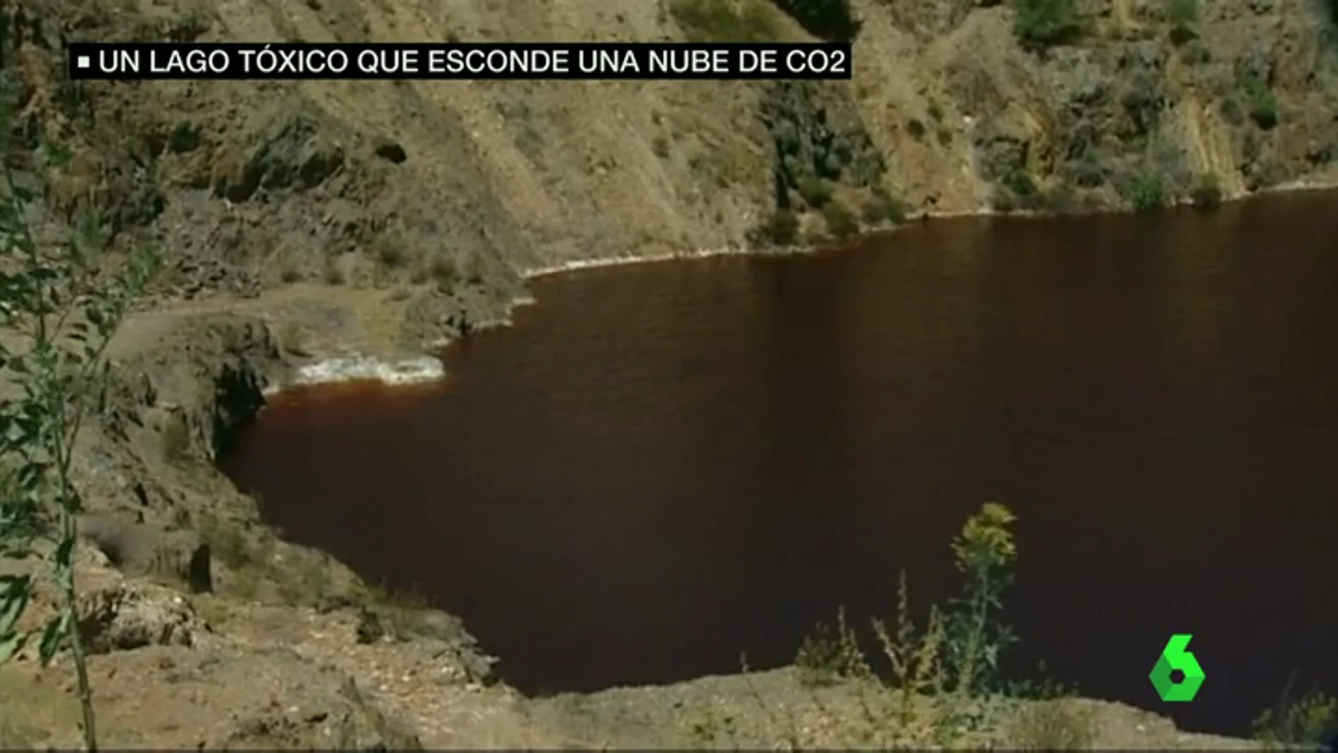 Frame 72.486519 de: Descubren un lago explosivo en Puebla de Guzmán, en Huelva