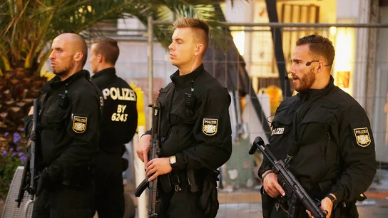 Policía en Múnich tras el tiroteo Policía en Múnich tras el tiroteo