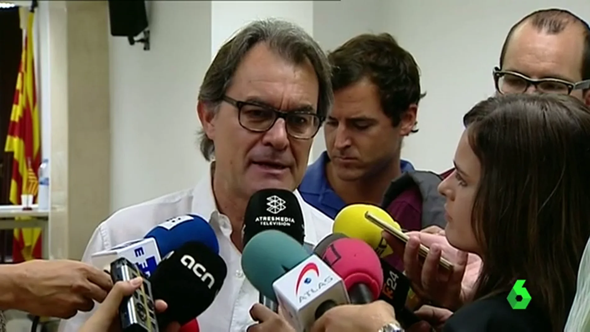 Frame 72.608706 de: Artur Mas: "Ni la antigua Convèrgencia ni el nuevo partido vamos a apoyar a Rajoy ni al PP" 