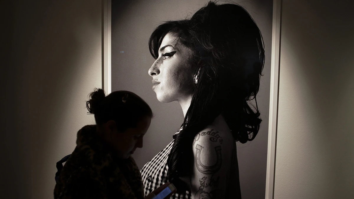 Retrato de la cantante Amy Winehouse