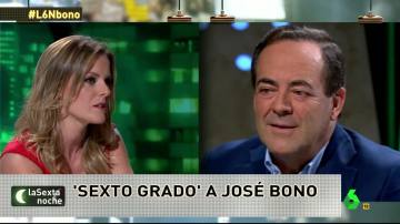 José Bono se somete al 'sexto grado' de Andrea Ropero