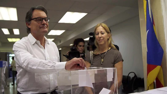 Artur Mas en las primarias de la antigua CDC Artur Mas en las primarias de la antigua CDC