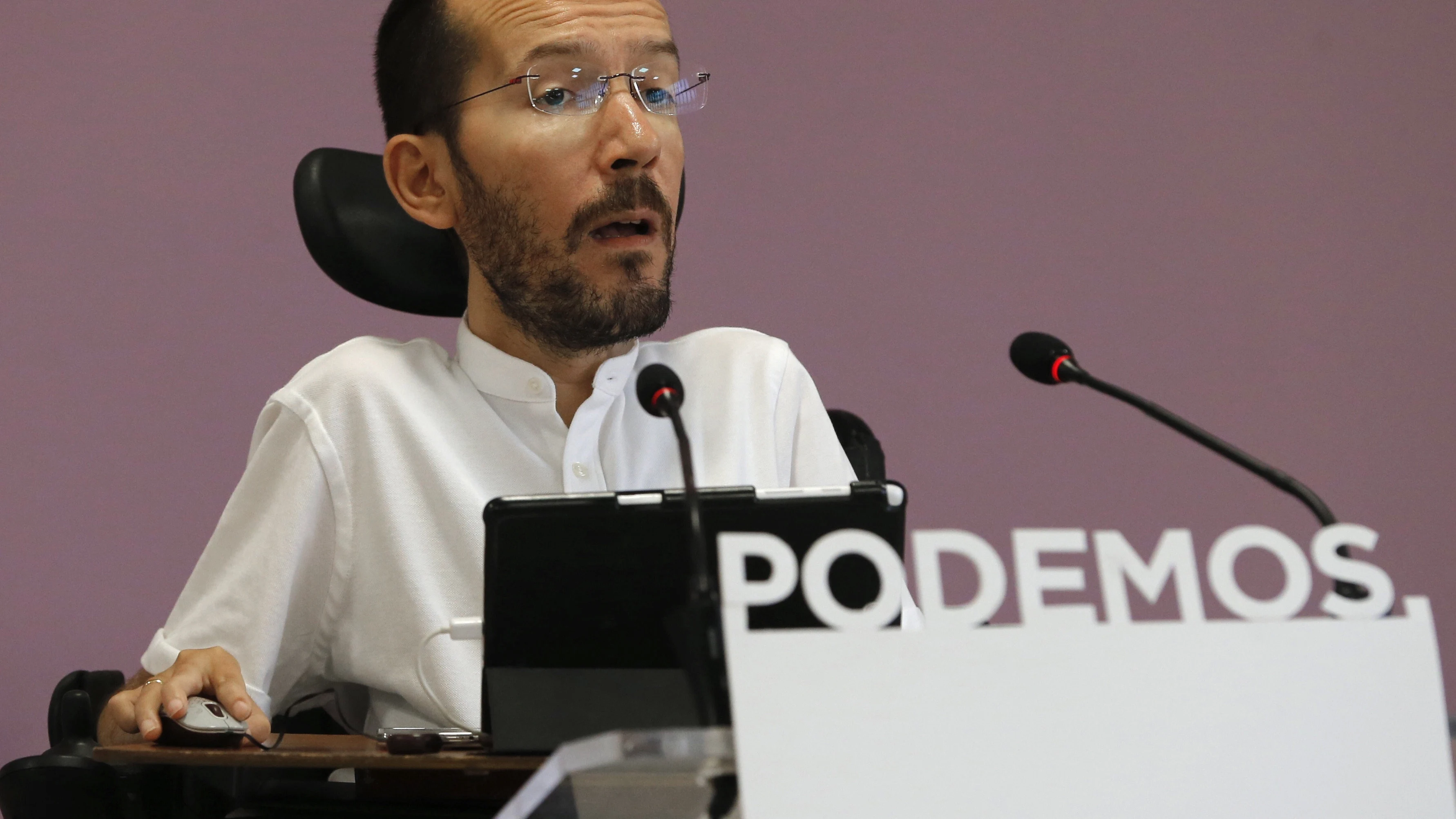 Pablo Echenique, secretario de Organización de Podemos