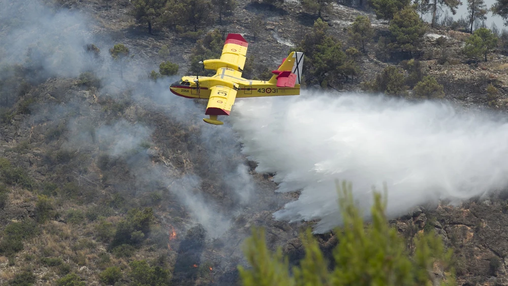 Incendio en Artana, Castellón