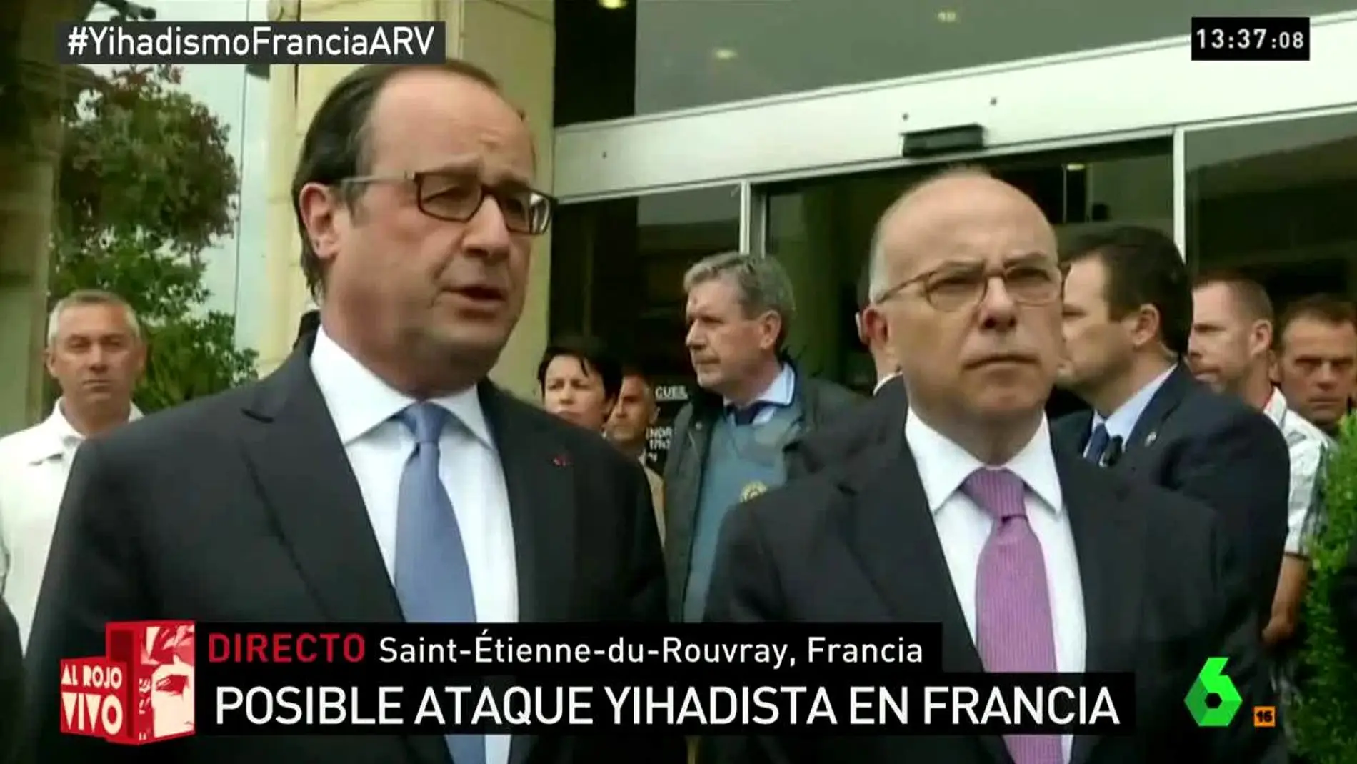 Hollande habla del ataque en Normandía