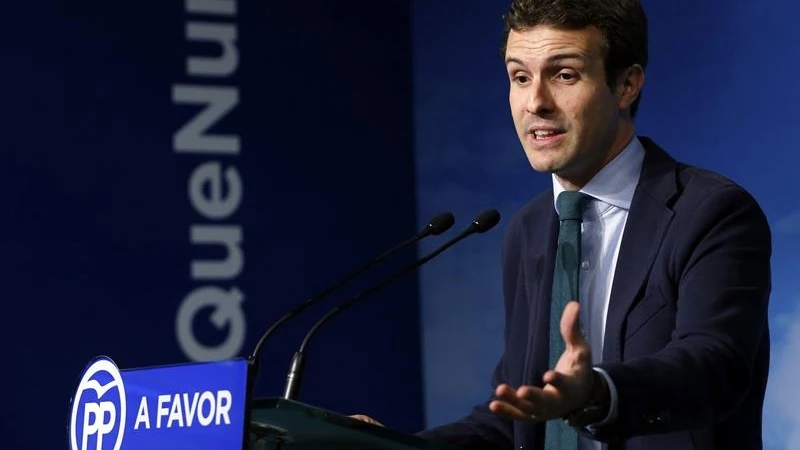 El vicesecretario de Comunicación del PP, Pablo Casado