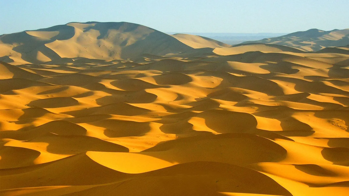 Dunas del desierto del Sáhara Dunas del desierto del Sáhara