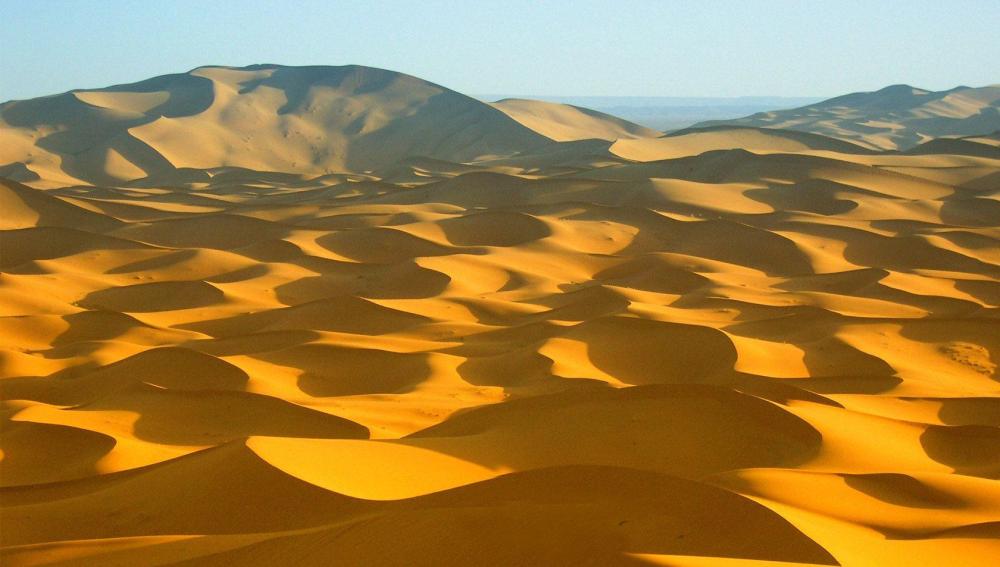 Dunas del desierto del Sáhara