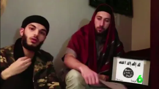 Los atacantes de Normandía, en un vídeo publicado por Daesh Los atacantes de Normandía, en un vídeo publicado por Daesh