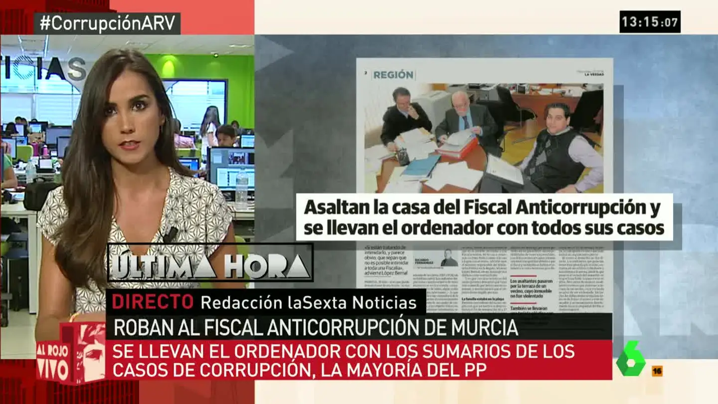 Asaltan la casa del fiscal anticorrupción de Murcia Asaltan la casa del fiscal anticorrupción de Murcia