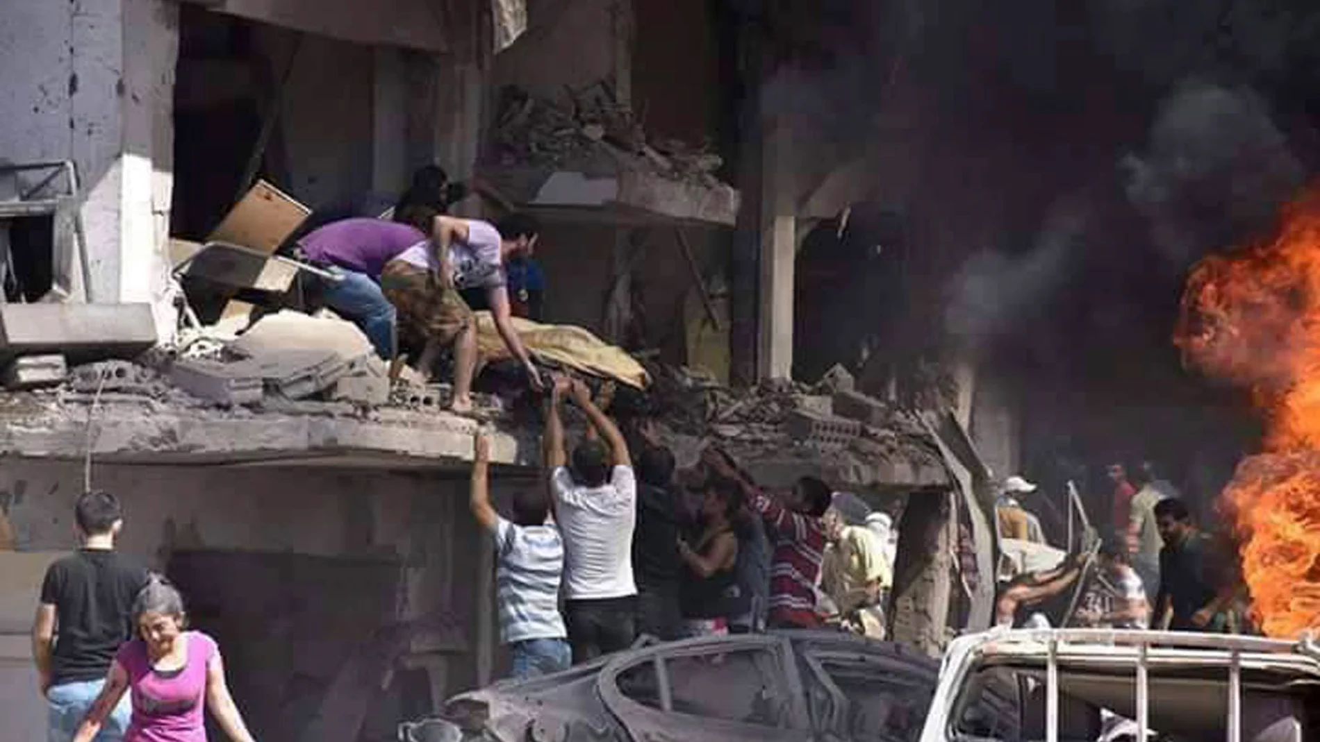 Doble atentado en Qameshli, Siria