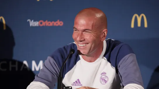 Zidane, en rueda de prensa Zidane, en rueda de prensa