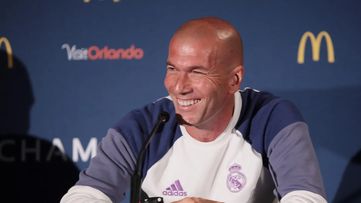 Zidane, en rueda de prensa Zidane, en rueda de prensa