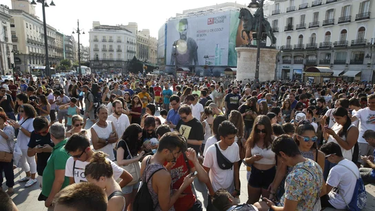 Quedada de 'Pokémon Go' en la Puerta del Sol Quedada de 'Pokémon Go' en la Puerta del Sol