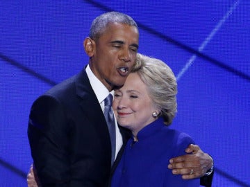 Obama y Hillary Clinton Obama y Hillary Clinton