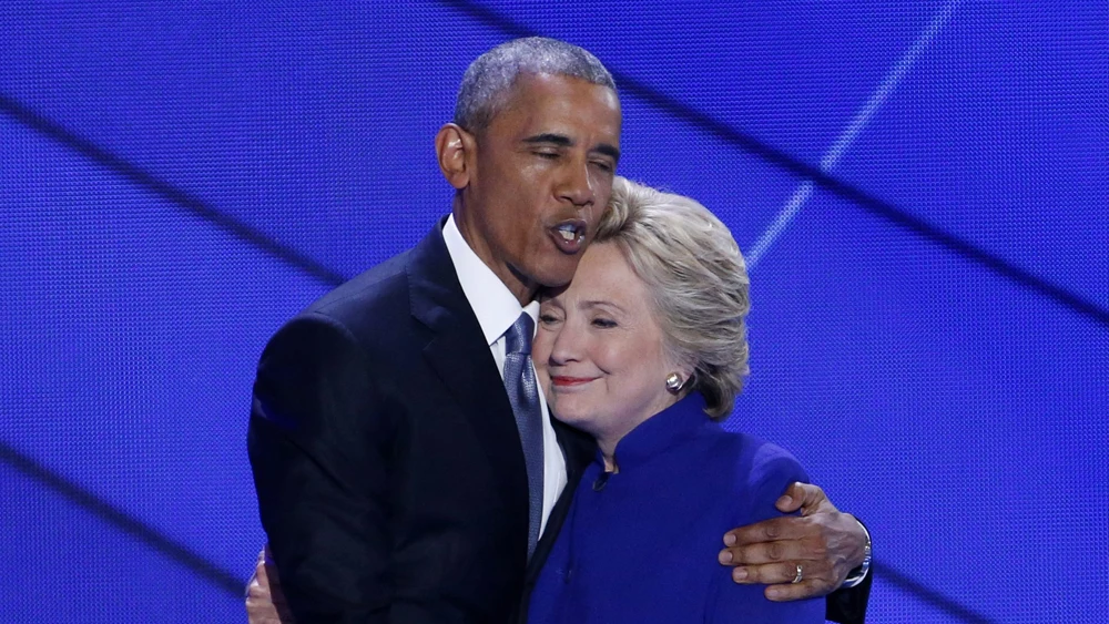 Obama y Hillary Clinton