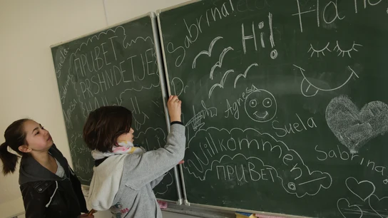 Colegios españoles retiran las pizarras de tiza Colegios españoles retiran las pizarras de tiza