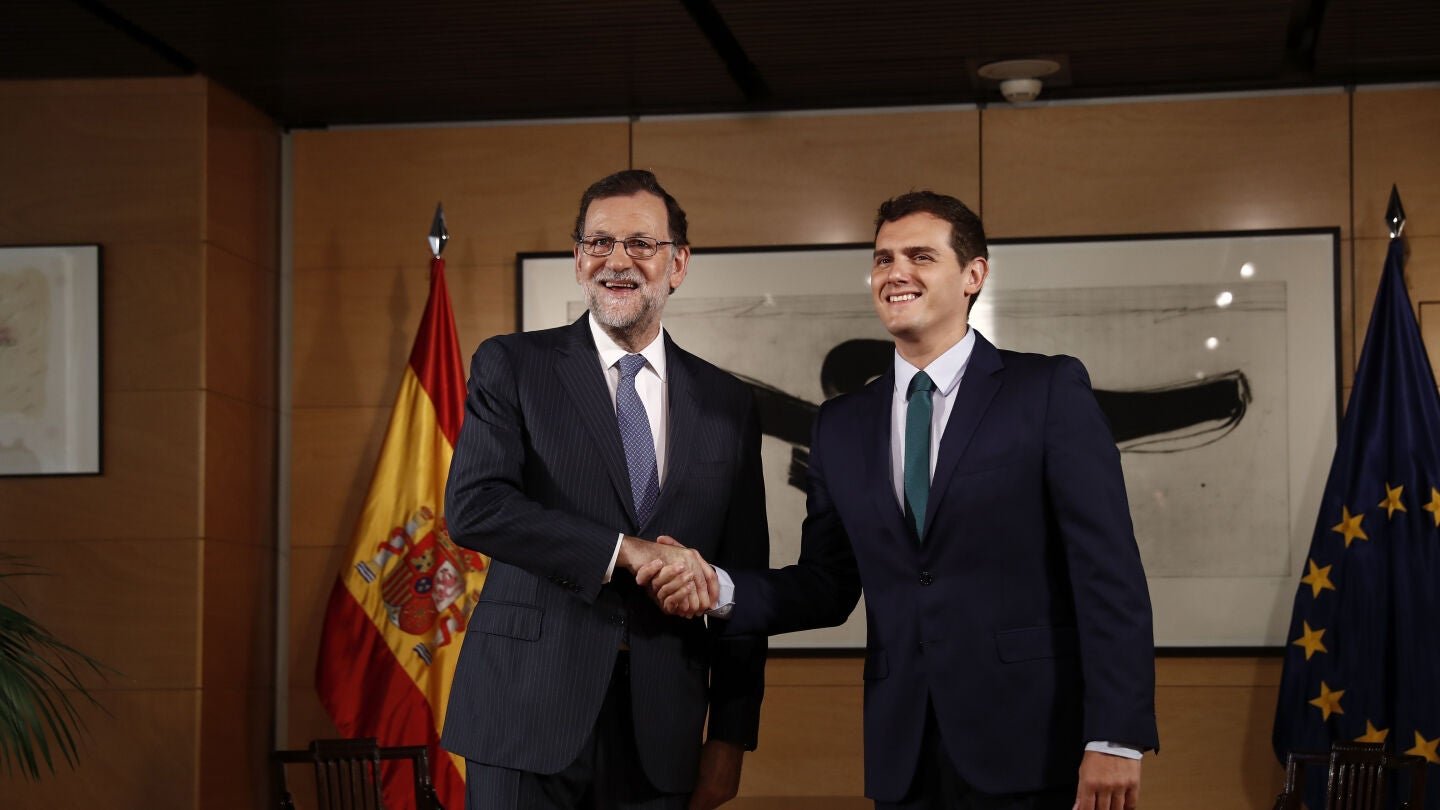 Rajoy y Rivera se re&uacute;nen