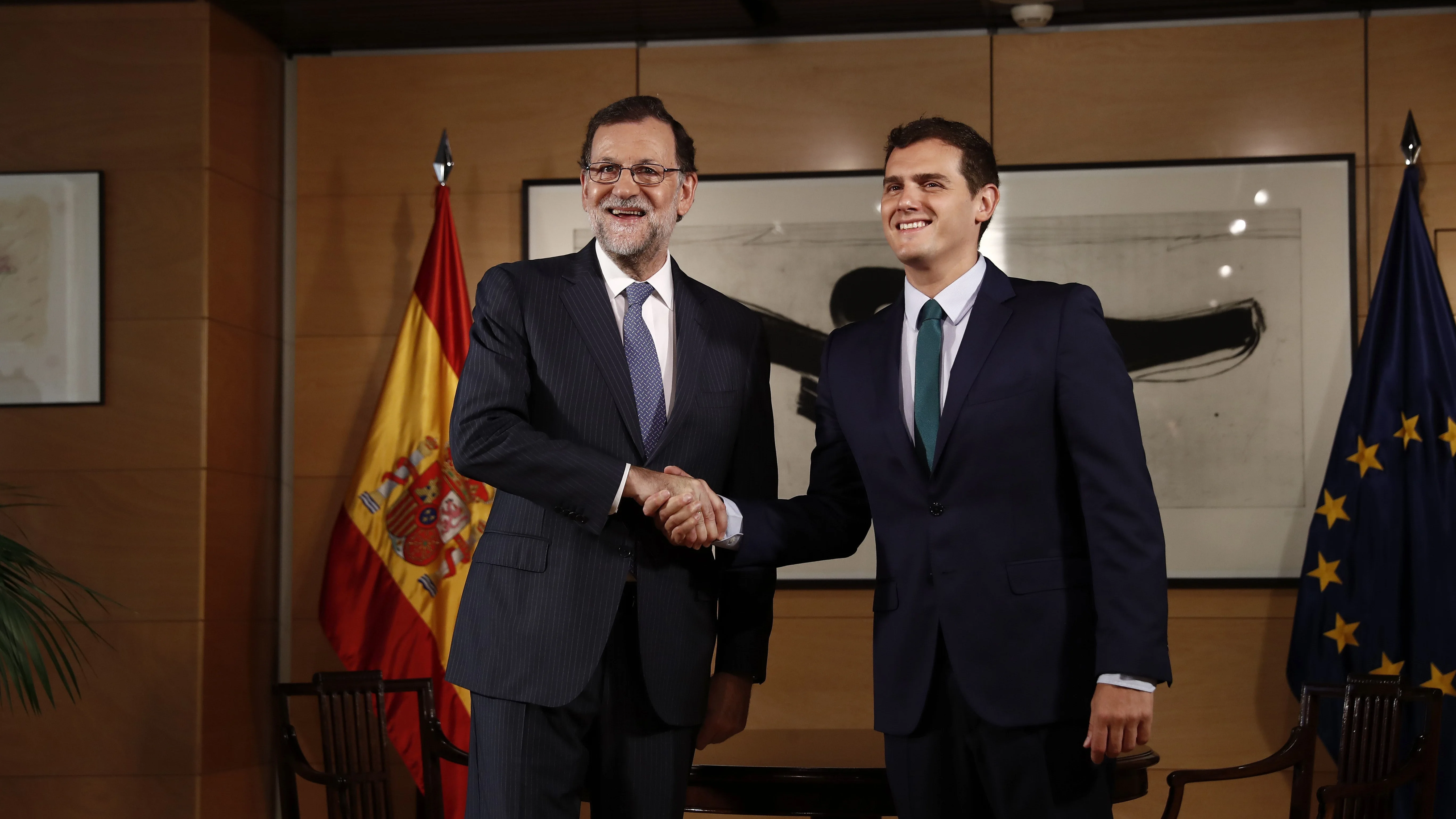 Rajoy y Rivera se reúnen Rajoy y Rivera se reúnen