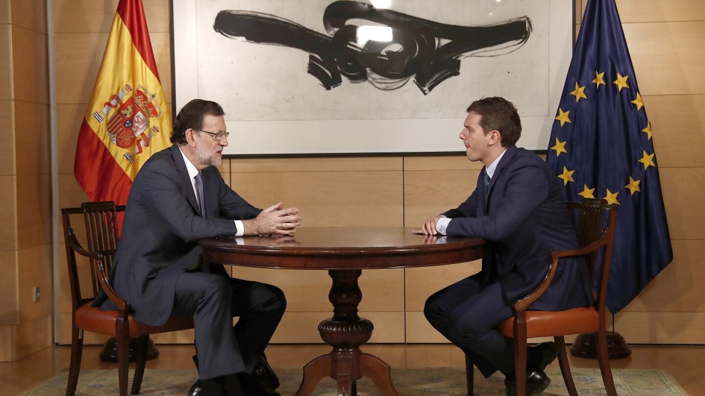 Rajoy y Rivera, segunda reuni&oacute;n en un mes