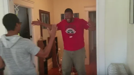 Jeffrey en el momento del encuentro Jeffrey en el momento del encuentro