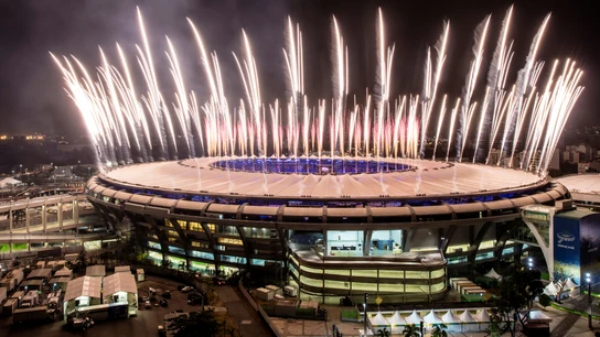 Ensayo en Maracaná previo a la ceremonia de inauguración de los JJOO Ensayo en Maracaná previo a la ceremonia de inauguración de los JJOO