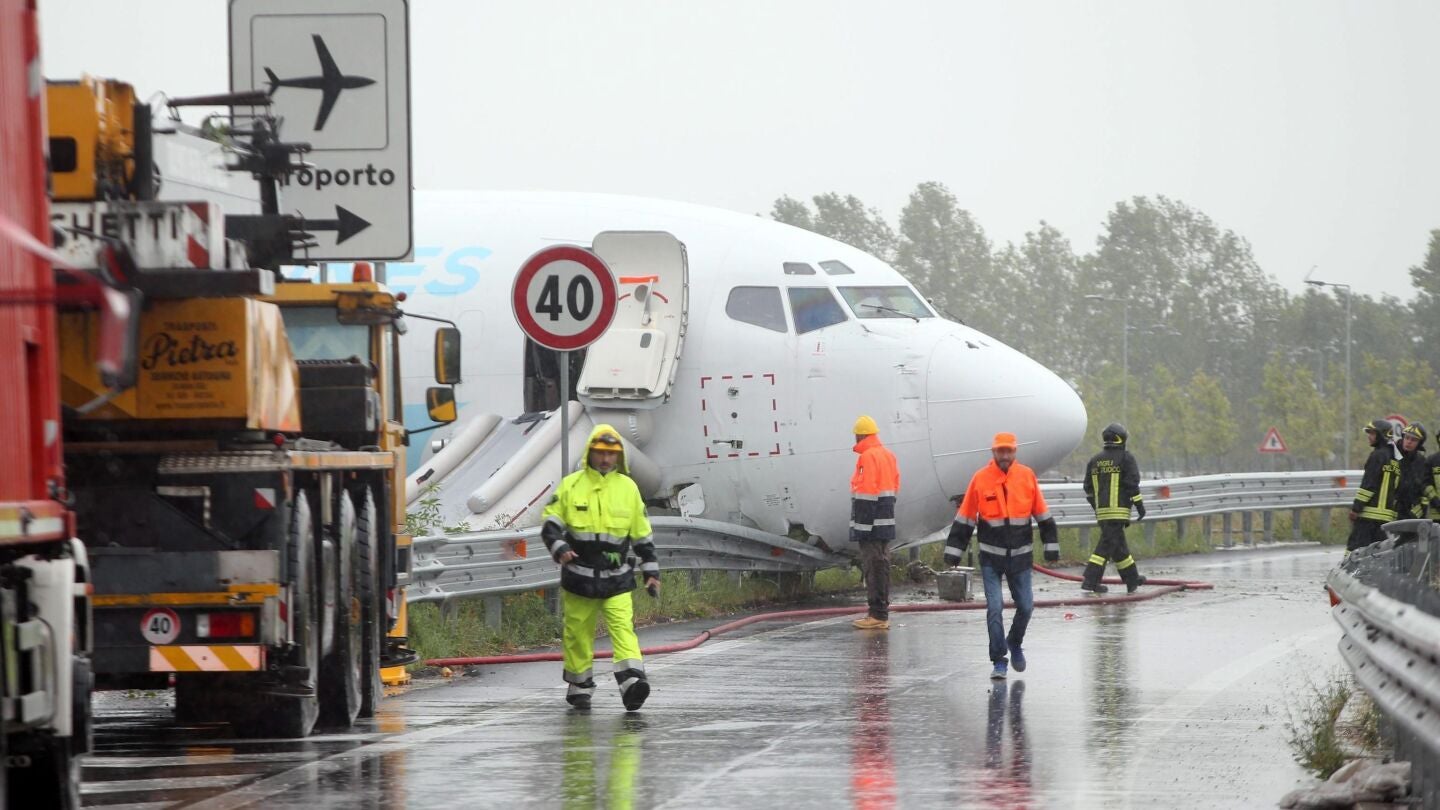 Momentos despu&eacute;s del accidente