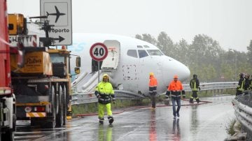 Momentos después del accidente