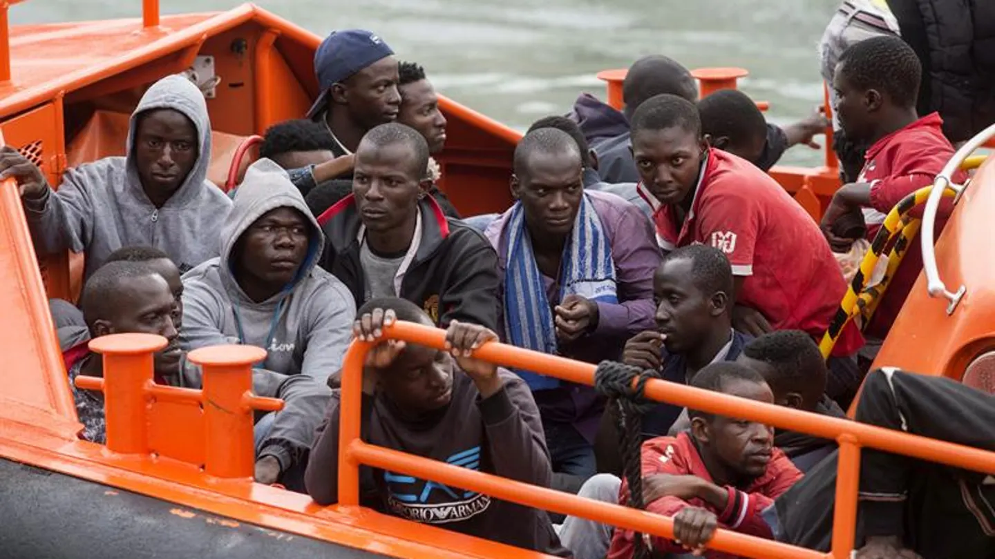 Inmigrantes rescatados Inmigrantes rescatados