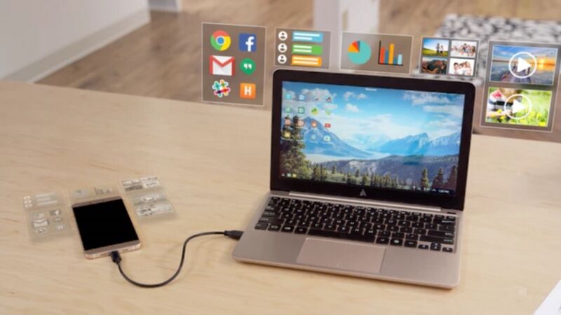 Este proyecto convierte tu smartphone Android en un portátil