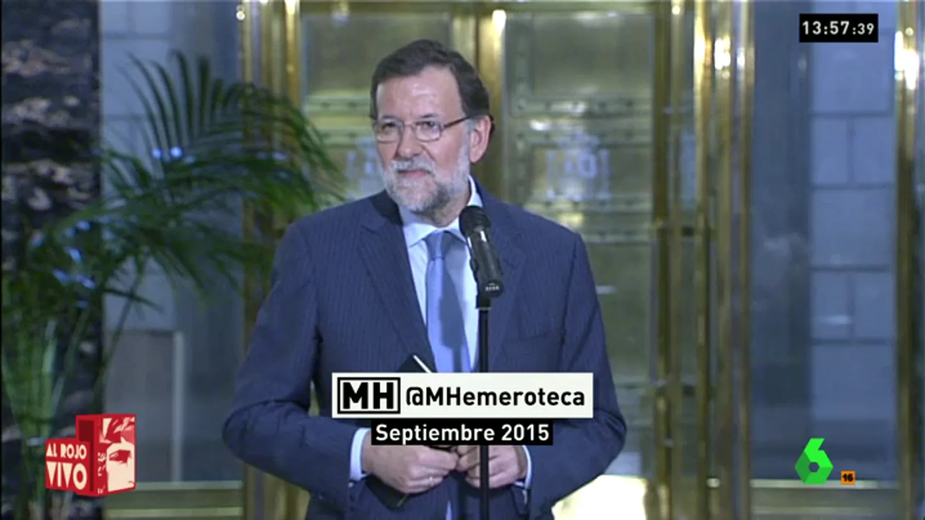 Frame 54.986169 de: "Ya veremos", el clásico recurso de Rajoy para dilatar los tiempos y esquivar las preguntas 