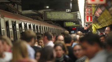 Una imagen del metro de Barcelona.