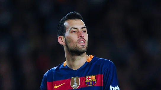 Sergio Busquets, durante un partido con el Barcelona Sergio Busquets, durante un partido con el Barcelona