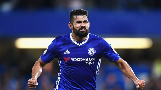 Diego Costa celebra su gol ante el West Ham Diego Costa celebra su gol ante el West Ham