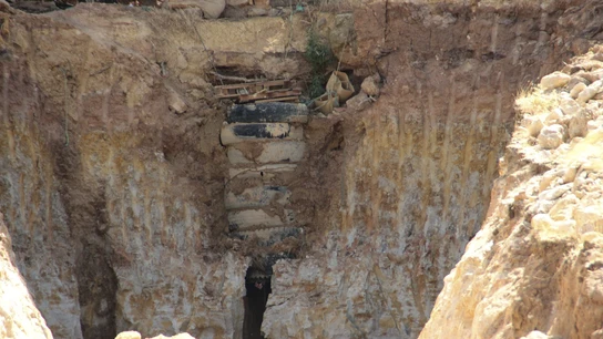Zona en la que se han desarrollado las labores de rescate del hombre que buscaba un tesoro en Zamora Zona en la que se han desarrollado las labores de rescate del hombre que buscaba un tesoro en Zamora