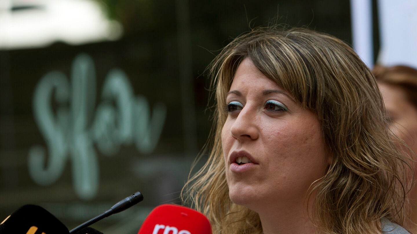 La secretaria general de Podemos Galicia, Carmen Santos