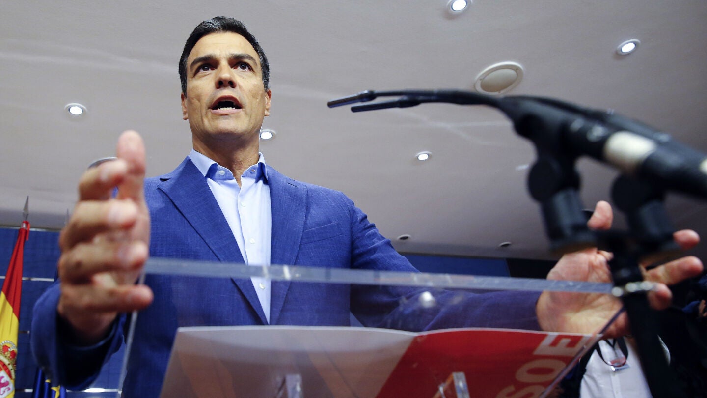 Pedro S&aacute;nchez, l&iacute;der del PSOE