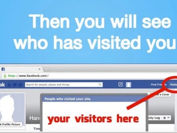 Que no te engañen. Facebook no permite el acceso a aplicaciones del tipo “mira quien visita tu perfil”