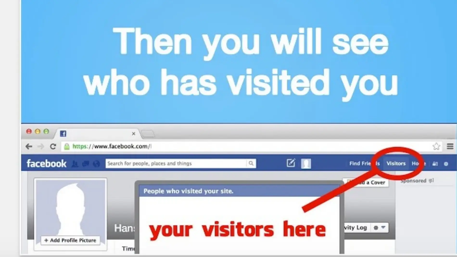 Que no te engañen. Facebook no permite el acceso a aplicaciones del tipo “mira quien visita tu perfil”