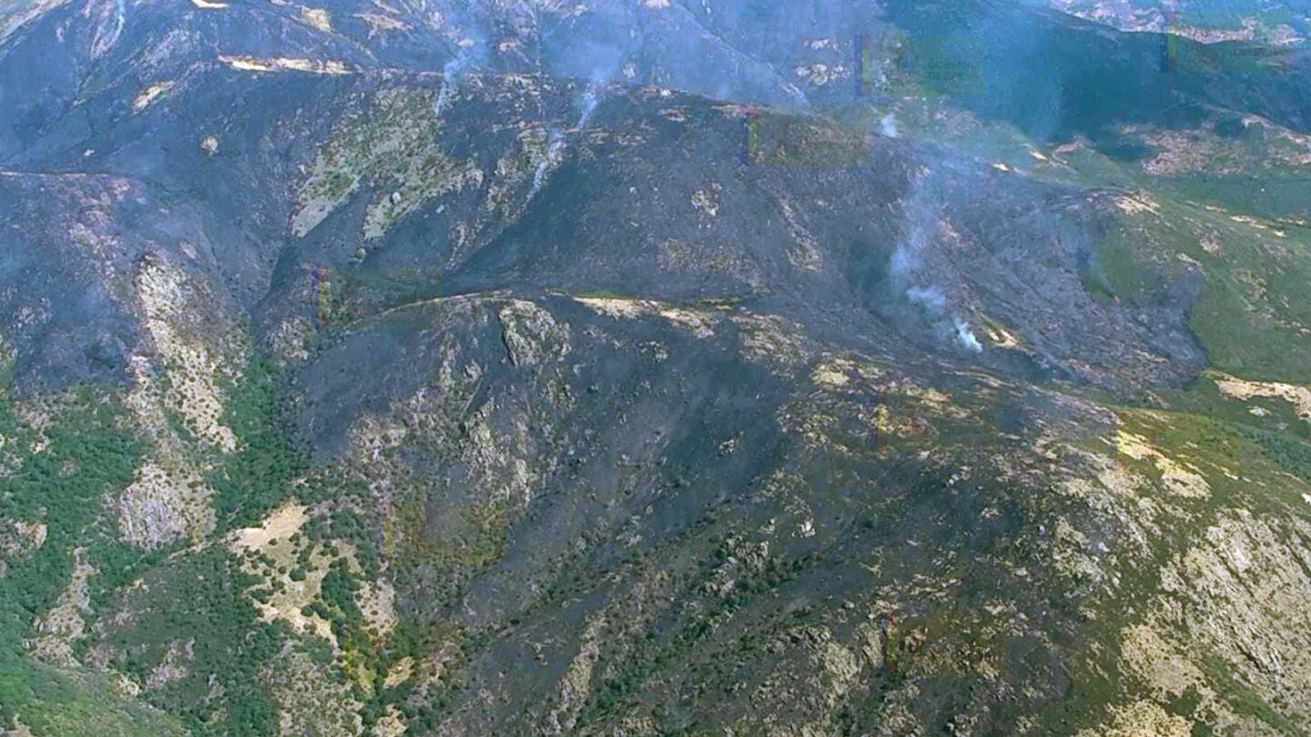 Incendio en el Valle del Jerte