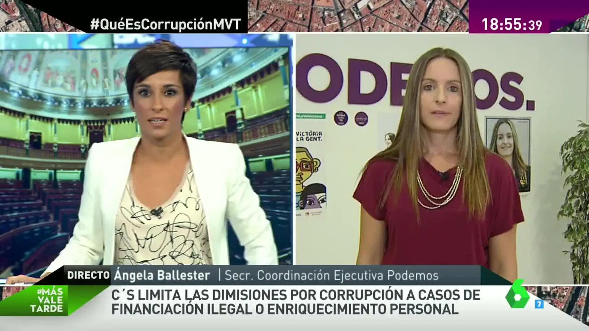 Ángela Ballester dice que hay una alternativa tras el fracaso de Rajoy