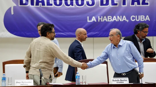 El comandante de las FARC y líder del equipo negociador de paz, Luciano Marín El comandante de las FARC y líder del equipo negociador de paz, Luciano Marín